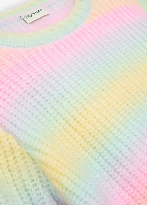Pull en grosse maille &agrave; manches ballon, bonprix