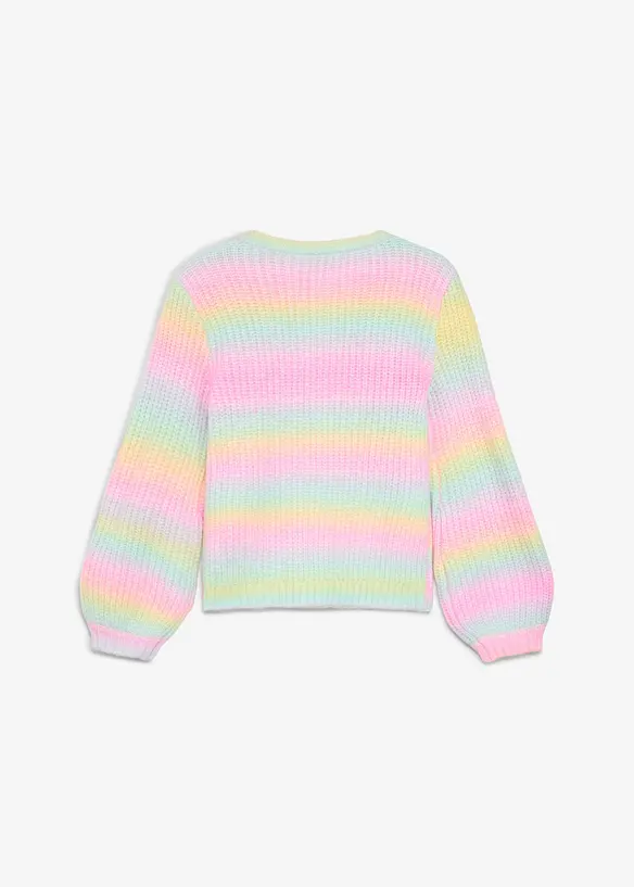Pull en grosse maille &agrave; manches ballon, bonprix