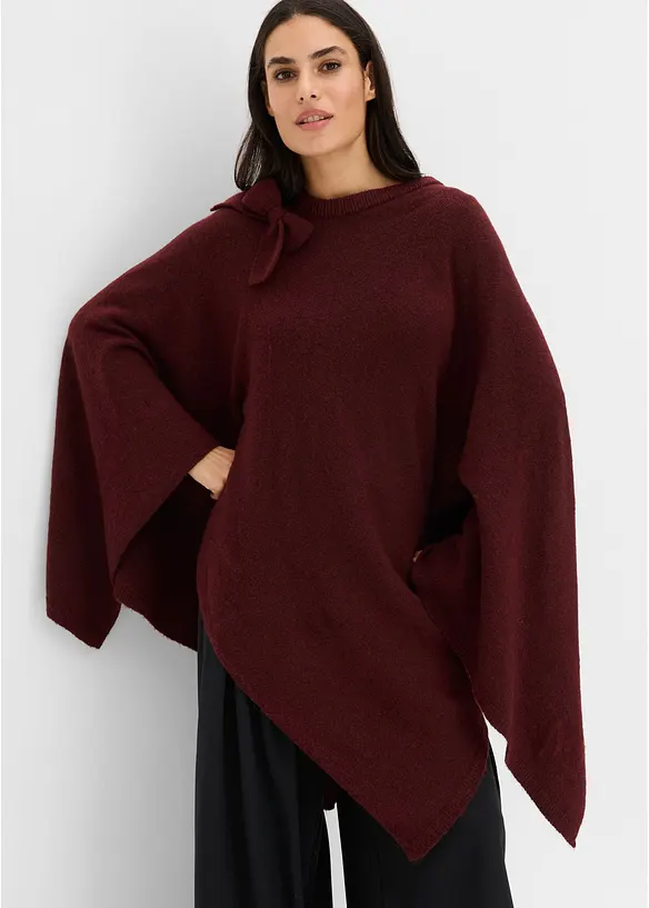 Poncho avec n&oelig;ud, bonprix