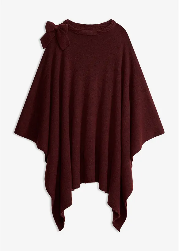 Poncho avec n&oelig;ud, bonprix