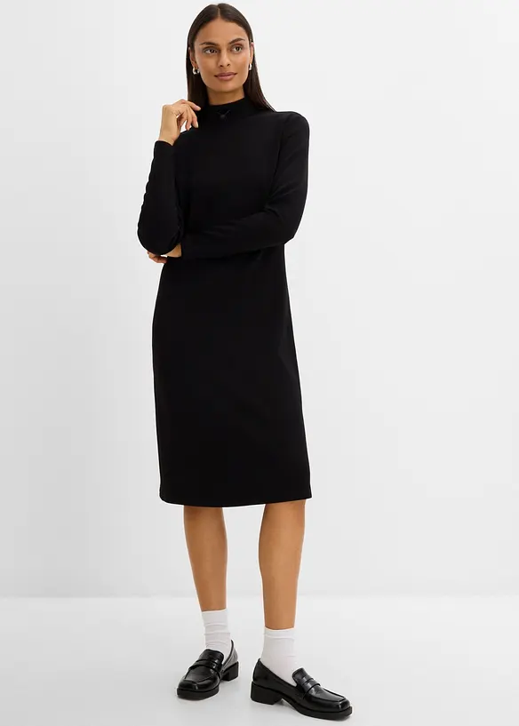 Knielanges Minikleid mit Turtleneck, bonprix
