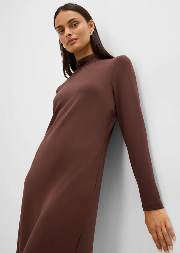 Knielanges Minikleid mit Turtleneck, bonprix