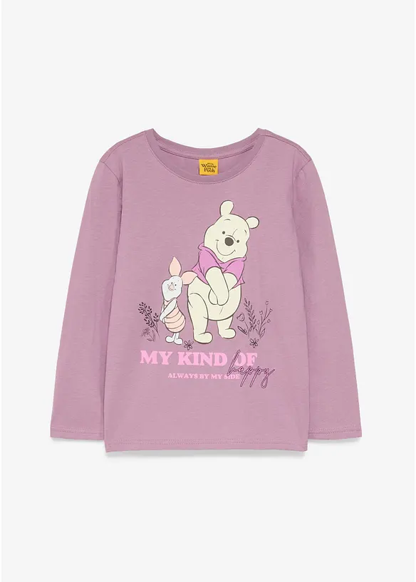 T-shirt manches longues Winnie l&rsquo;ourson 100% coton, Winnie The Pooh