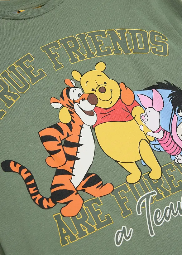T-shirt manches longues Winnie l&rsquo;ourson 100% coton, Winnie The Pooh