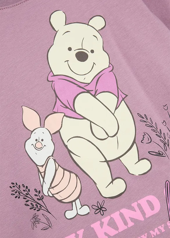 T-shirt manches longues Winnie l&rsquo;ourson 100% coton, Winnie The Pooh