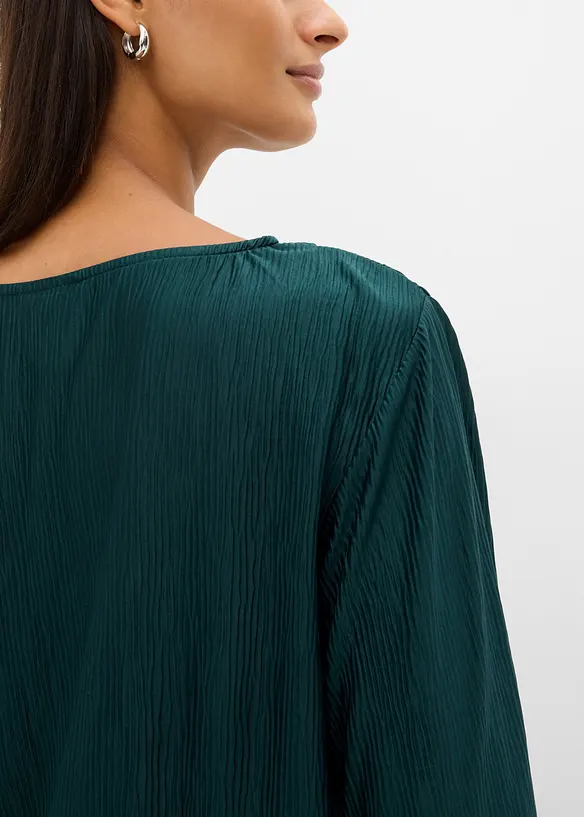 Langarmshirt mit Struktureffekt, bonprix