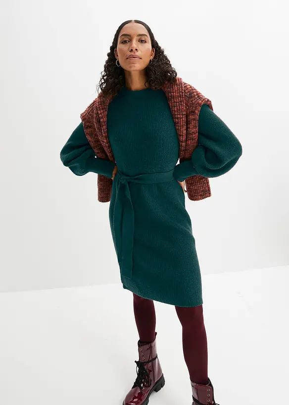 Robe en maille, bonprix