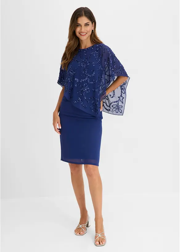 Robe de cocktail &agrave; sequins, bonprix