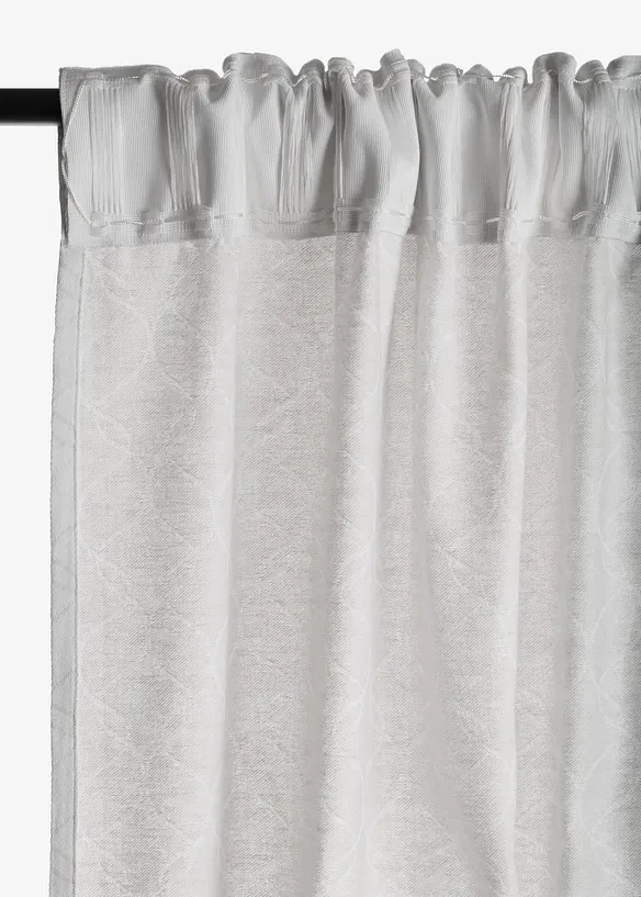 Jacquard Vorhang aus Bio-Baumwolle (1er Pack), bonprix