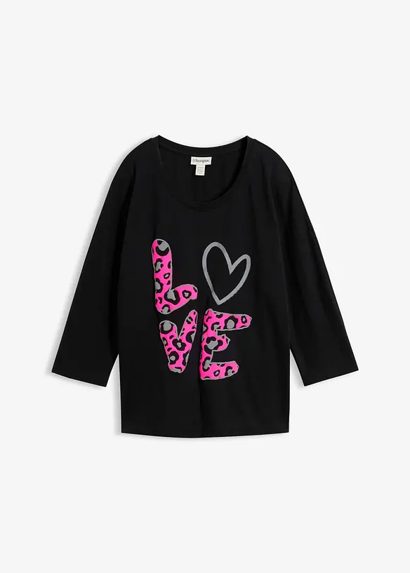 Oversize-Shirt aus Baumwoll-Mix, bonprix