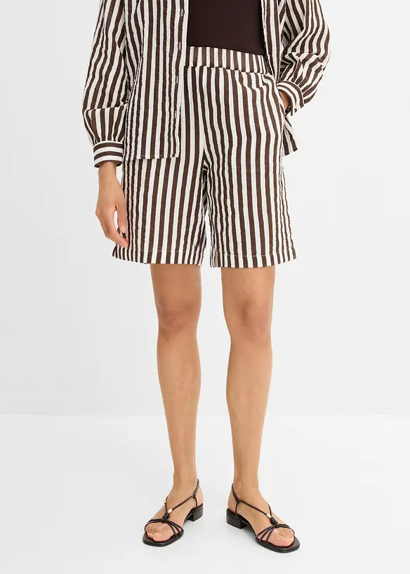 Musselin-Shorts aus reiner Baumwolle, bonprix