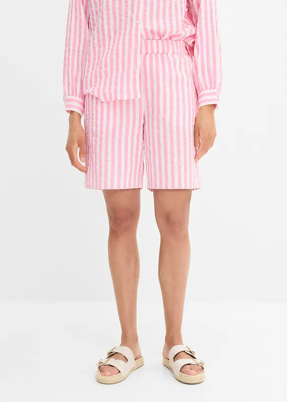 Musselin-Shorts aus reiner Baumwolle, bonprix