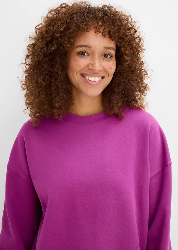 Sweat oversize 100% coton, bonprix