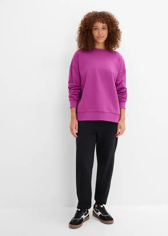 Sweat oversize 100% coton, bonprix