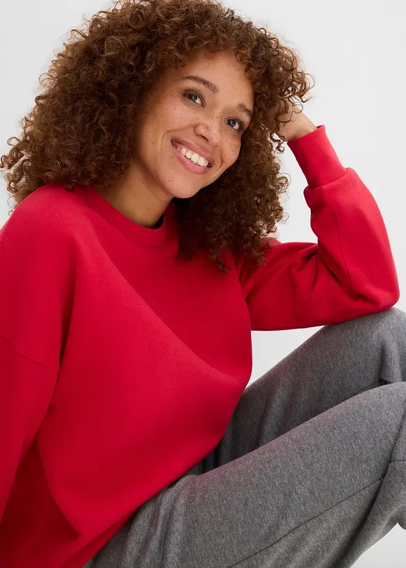 Oversize-Sweatshirt aus reiner Bio-Baumwolle, bonprix