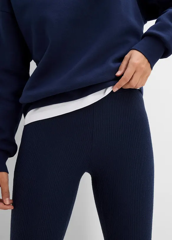 Warme gerippte Thermo-Leggings, bonprix
