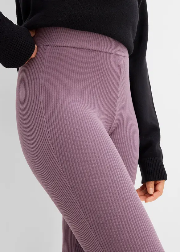 Warme gerippte Thermo-Leggings, bonprix