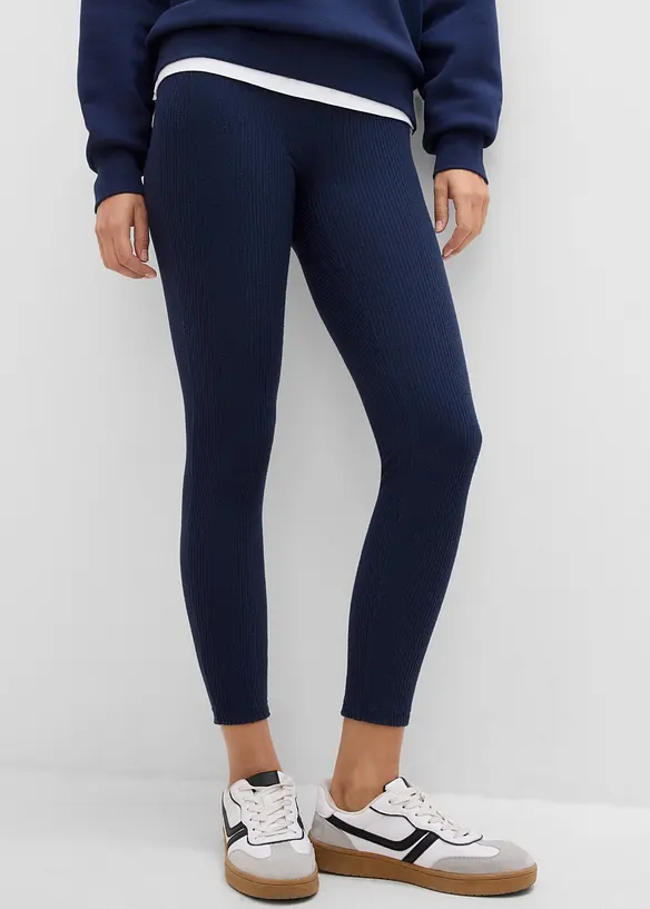 Warme gerippte Thermo-Leggings, bonprix