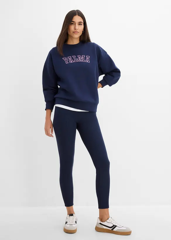 Warme gerippte Thermo-Leggings, bonprix