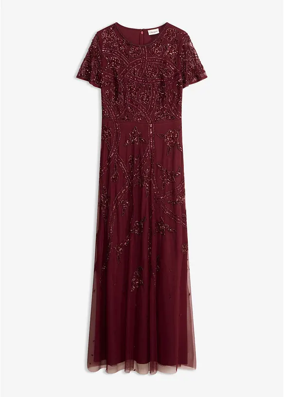 Robe de soir&eacute;e avec broderies de sequins, bonprix