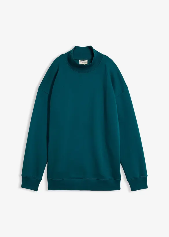 Sweat-shirt &agrave; col roul&eacute;, bonprix