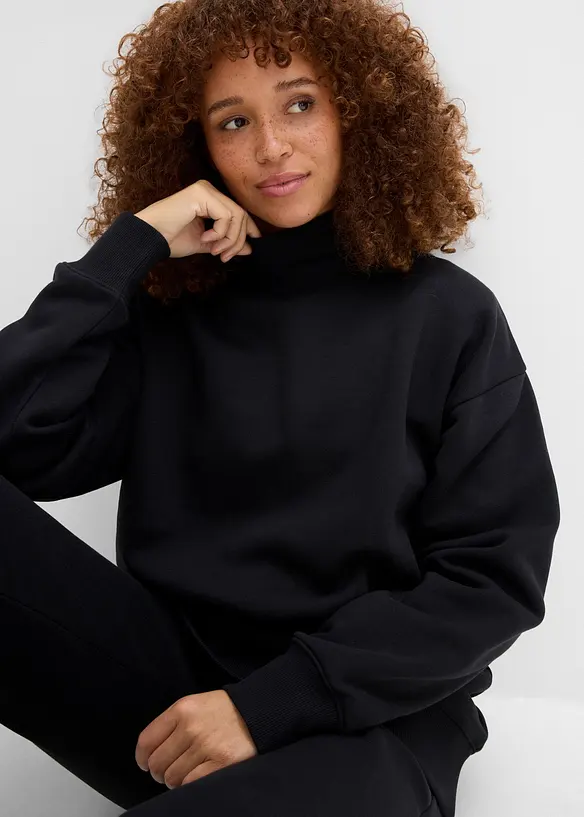 Sweatshirt mit Rollkragen, bonprix