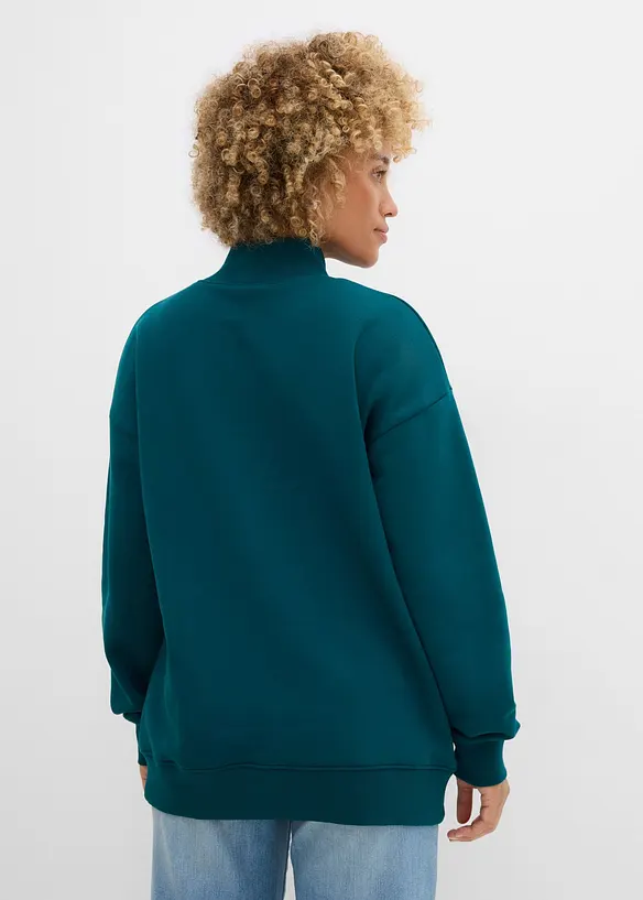 Sweat-shirt &agrave; col roul&eacute;, bonprix