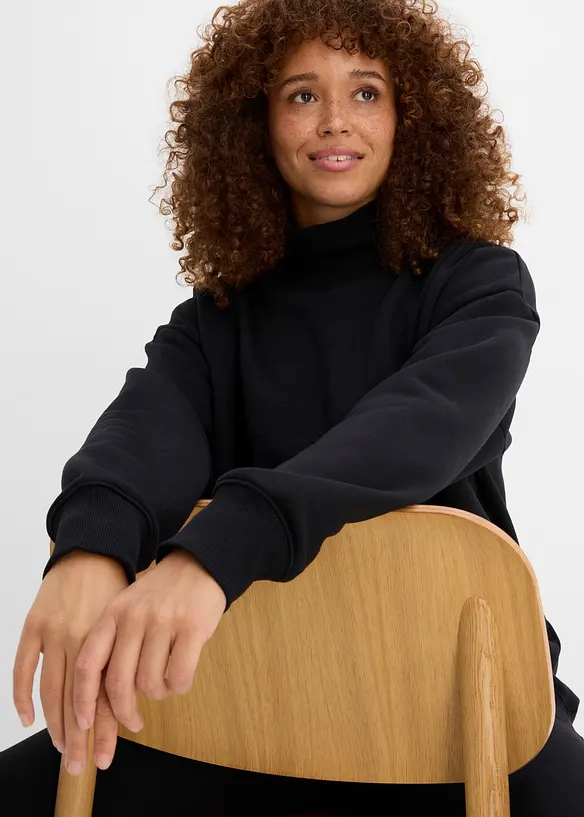 Sweatshirt mit Rollkragen, bonprix