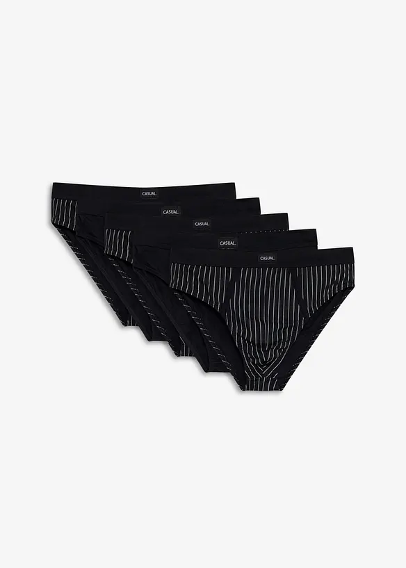 Lot de 5 slips maxi coton, bonprix
