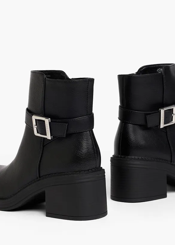 Bottines Esprit &agrave; talon carr&eacute;, Esprit