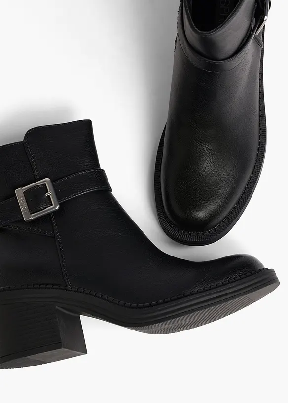 Bottines Esprit &agrave; talon carr&eacute;, Esprit