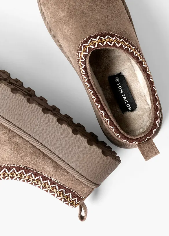 Boots fourr&eacute;es &agrave; plateforme Tom Tailor, Tom Tailor