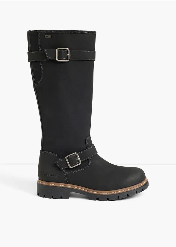 Bottes Tom Tailor &agrave; semelle crant&eacute;e, Tom Tailor