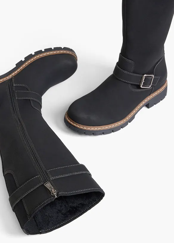 Bottes Tom Tailor &agrave; semelle crant&eacute;e, Tom Tailor
