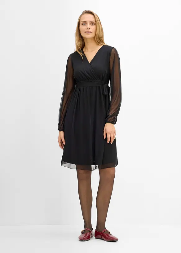 Robe de grossesse et d&rsquo;allaitement avec n&oelig;ud, bonprix