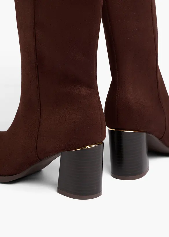 Bottes &agrave; talon carr&eacute;, bonprix