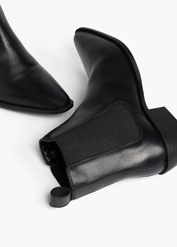 Bottines en cuir, bonprix