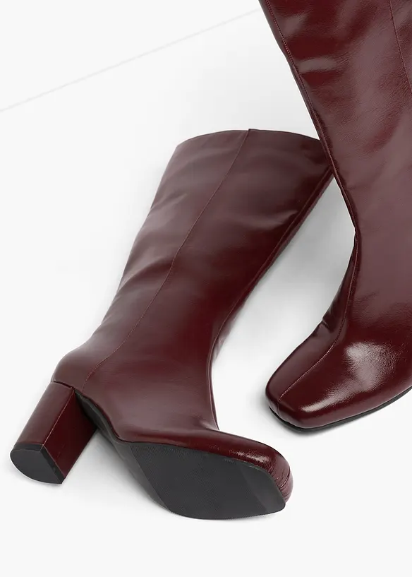 Stiefeletten mit Blockabsatz, bonprix