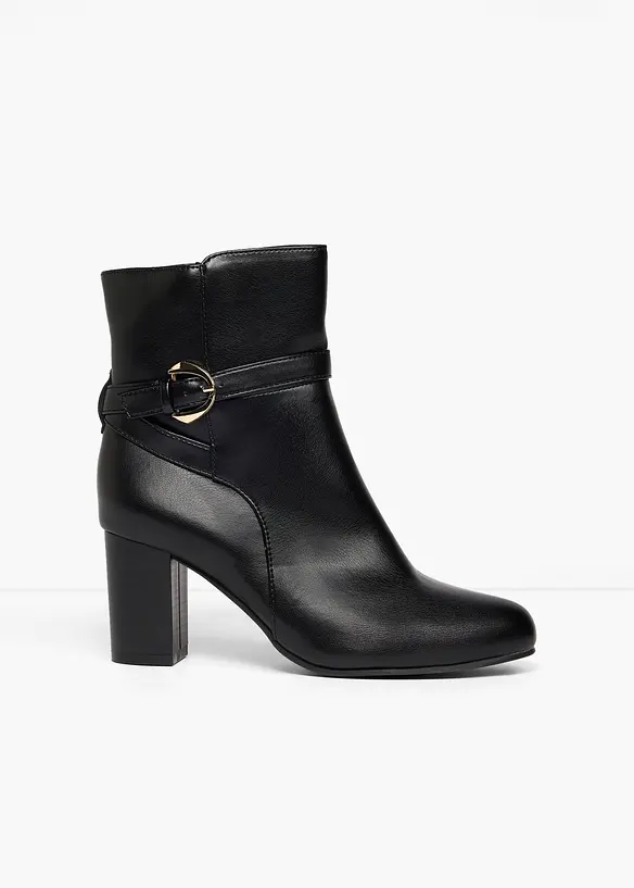 Bottines &agrave; talon bloc, bonprix