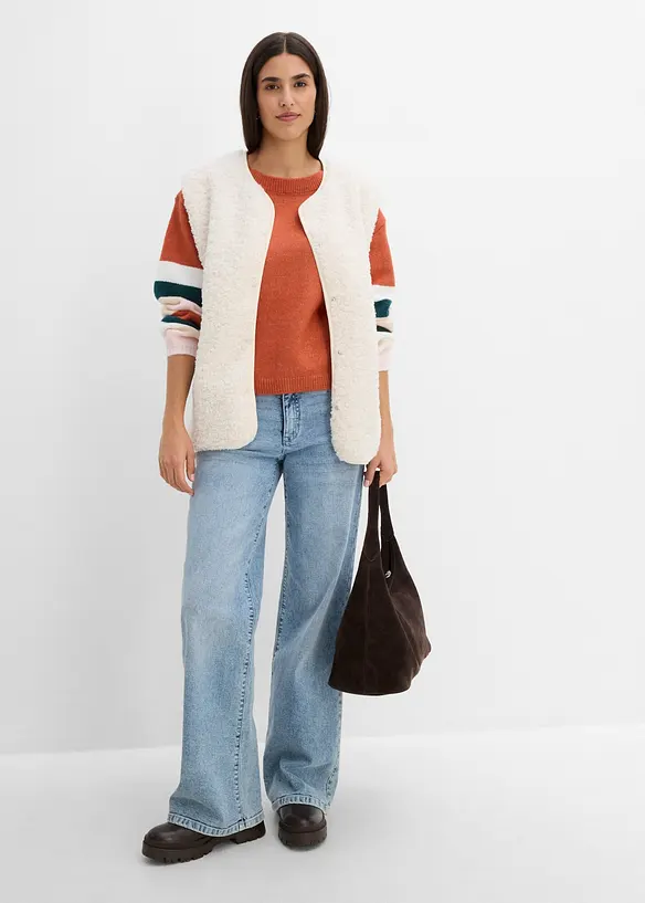 Pull en maille Loose Fit, bonprix
