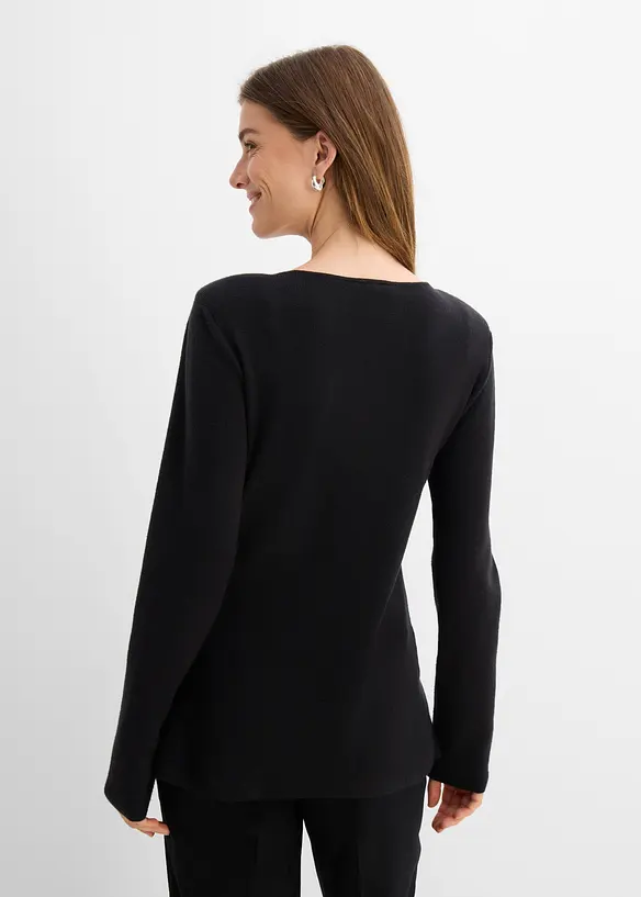 Gilet en fine maille, bonprix