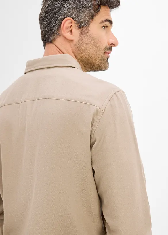 Flanellhemd aus Baumwolle in Regular-Fit, bonprix
