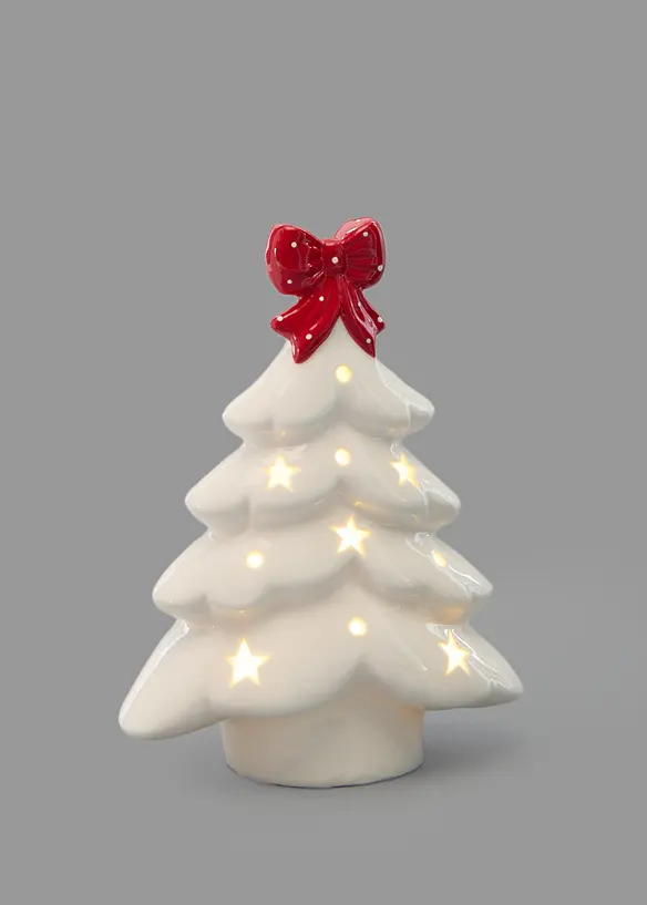 LED-Deko-Objekt Tannenbaum mit Schleife, bonprix