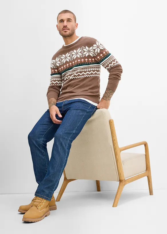 Pull norv&eacute;gien Regular Fit, bonprix