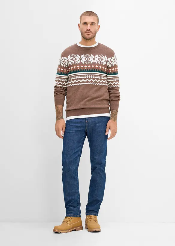 Pull norv&eacute;gien Regular Fit, bonprix