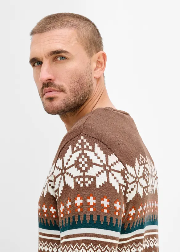 Pull norv&eacute;gien Regular Fit, bonprix