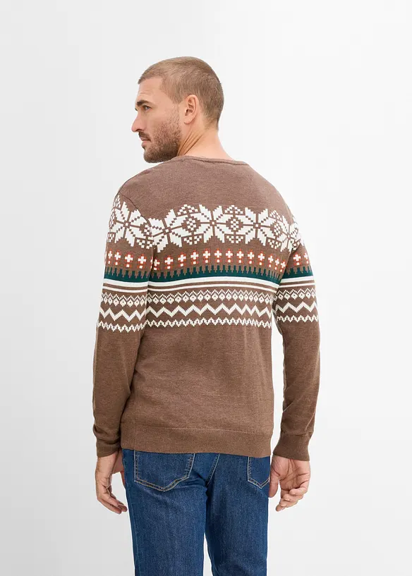 Pull norv&eacute;gien Regular Fit, bonprix