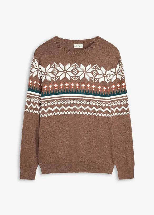Pull norv&eacute;gien Regular Fit, bonprix