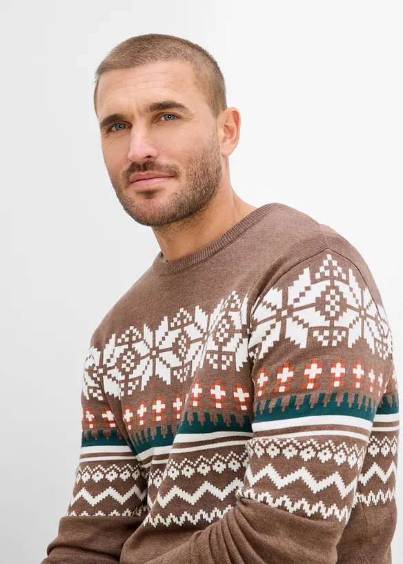 Pull norv&eacute;gien Regular Fit, bonprix