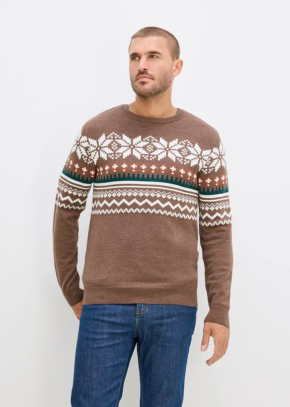 Pull norv&eacute;gien Regular Fit, bonprix